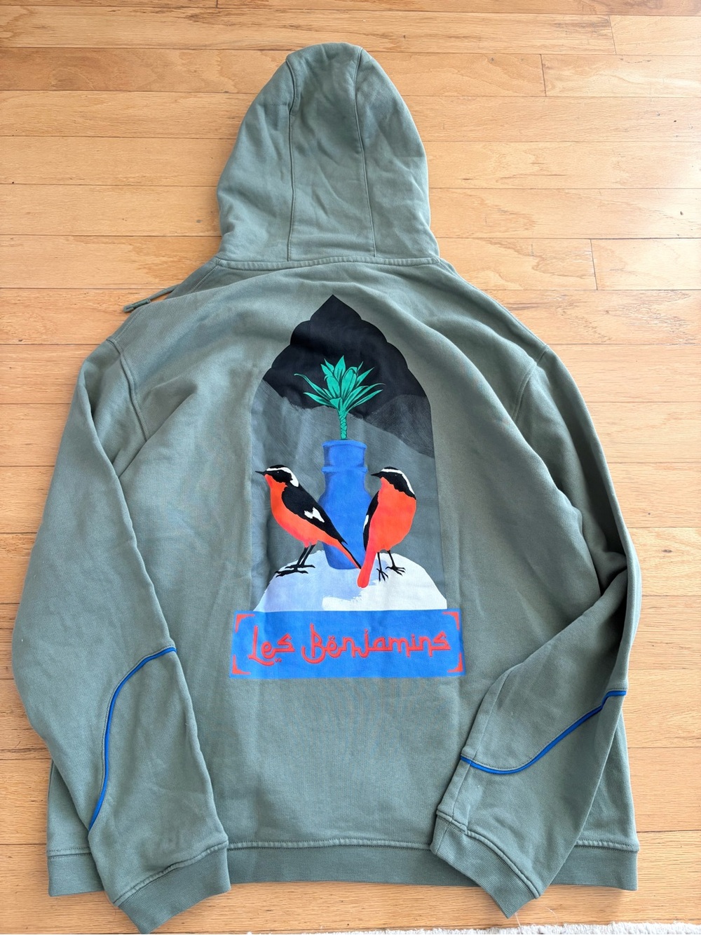 Les Benjamin’s Green Hoodie L